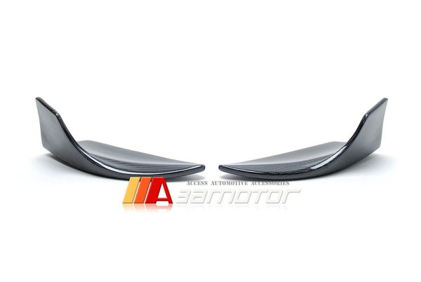 Carbon Fiber Front Bumper Side Splitters Set fits 2022-2024 Mercedes W206 C-Class AMG