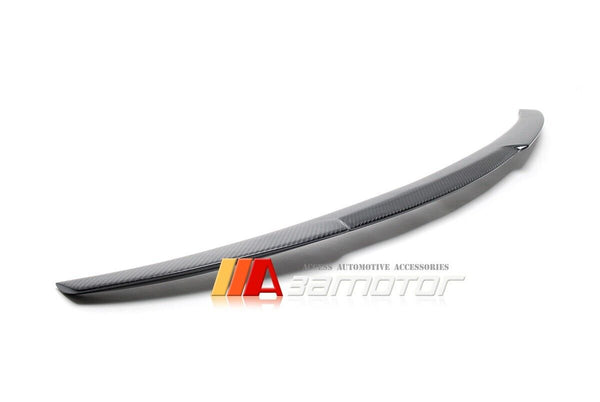 Carbon Fiber M4 Style Rear Trunk Spoiler Wing fits 2021-2024 BMW G26 4-Series / i4 Gran Coupe