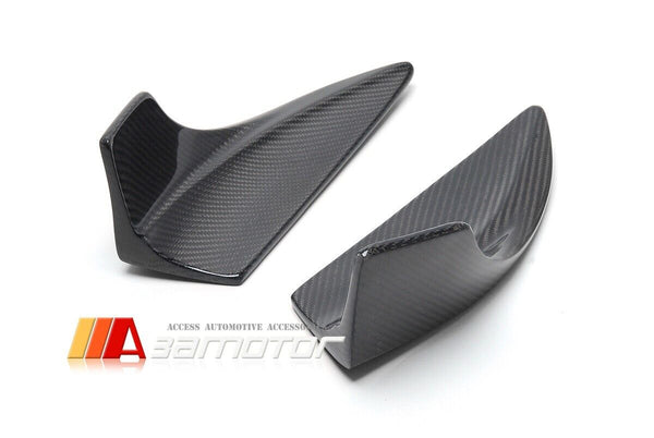 Carbon Fiber Front Bumper Side Splitters Set fits 2022-2024 Mercedes W206 C-Class AMG