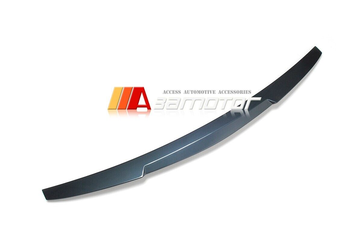 3AMOTOR Pre-Painted Rear Trunk Spoiler Wing M4 Style fit for 2017-2024 AUDI A4 S4 B9 Sedan