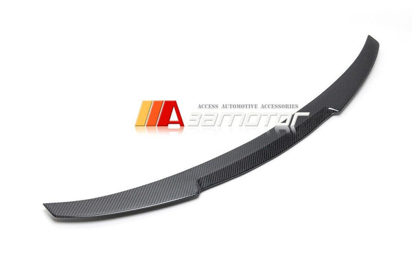 Carbon Fiber M4 Style Rear Trunk Spoiler Wing fits 2021-2024 BMW G26 4-Series / i4 Gran Coupe