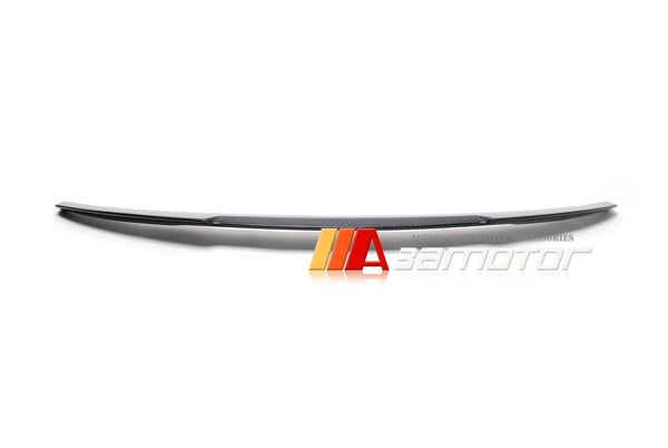 Carbon Fiber M4 Style Rear Trunk Spoiler Wing fits 2021-2024 BMW G26 4-Series / i4 Gran Coupe