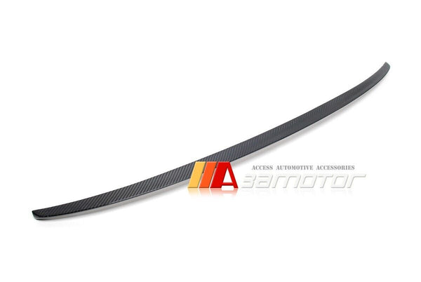 Carbon Fiber Rear Trunk Spoiler Wing fits 2017-2024 AUDI A4 / S4 B9 Sedan