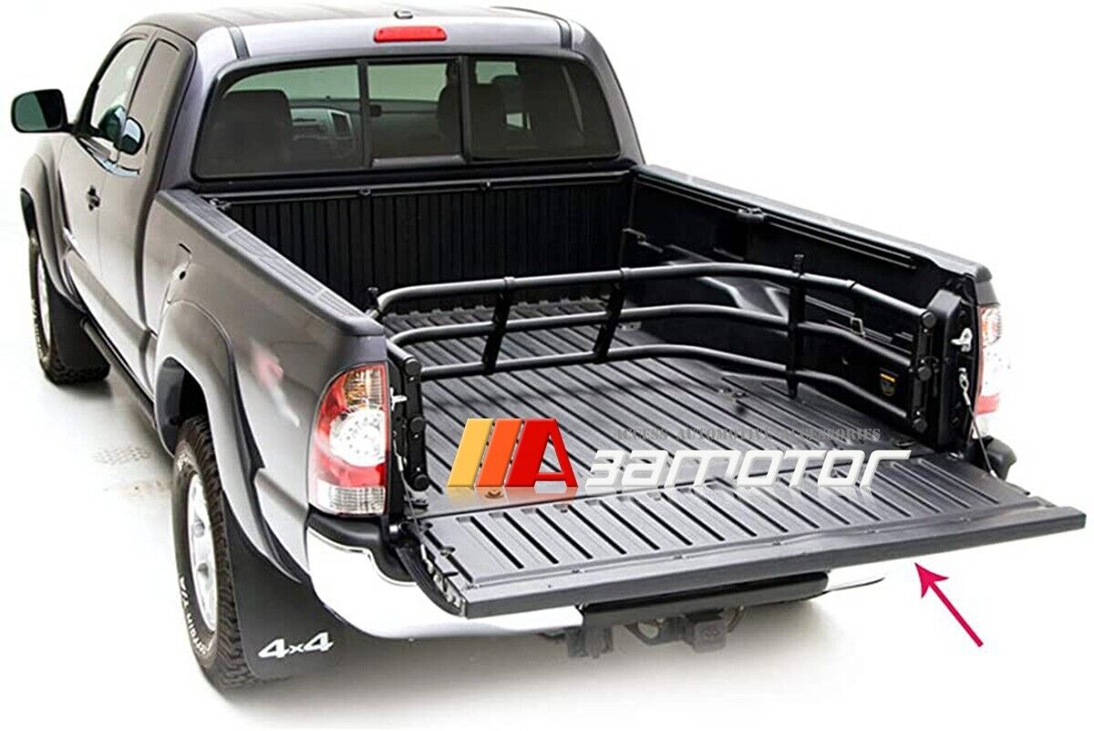 Tail Gate Spoiler Cover Molding PP Top Cap Protector fit for 2005-2015 Toyota Tacoma Pickup Truck