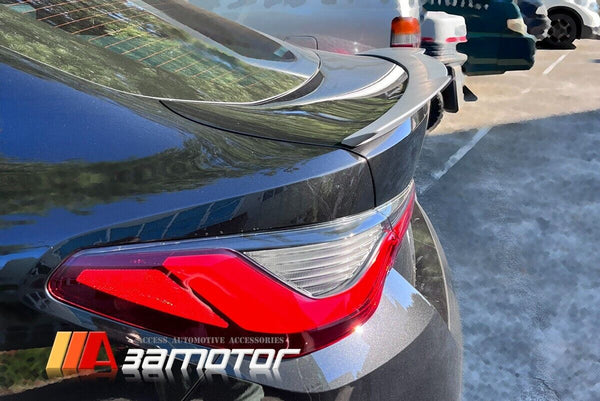 3AMOTOR Pre-Painted Rear Trunk Spoiler Wing M4 Style fit for 2021-2024 BMW G26 4-Series i4 Gran Coupe