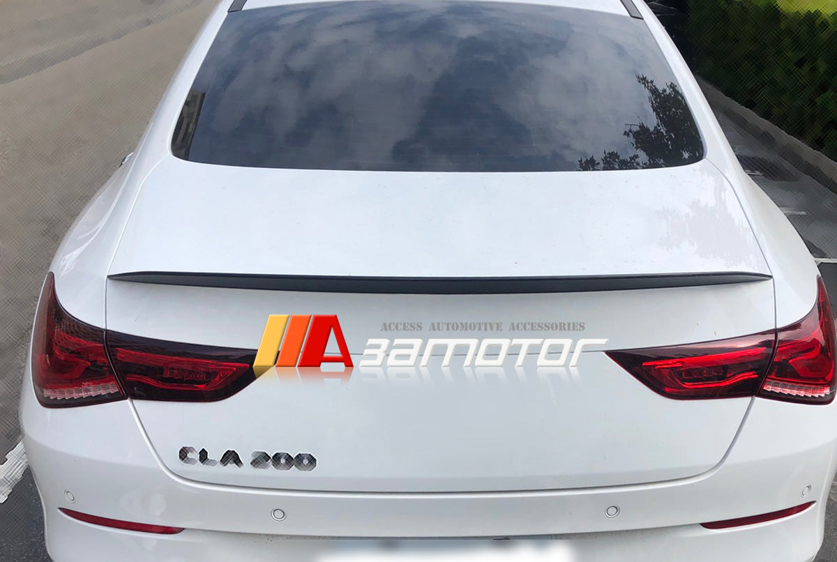 Carbon Fiber Rear Trunk Spoiler Wing fits 2019-2024 Mercedes C118 CLA-Class Sedan