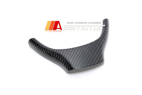 Carbon Fiber Steering Wheel Font Trim Cover fit for BMW 5-Series F10 F11 F12 F13 F01 F02