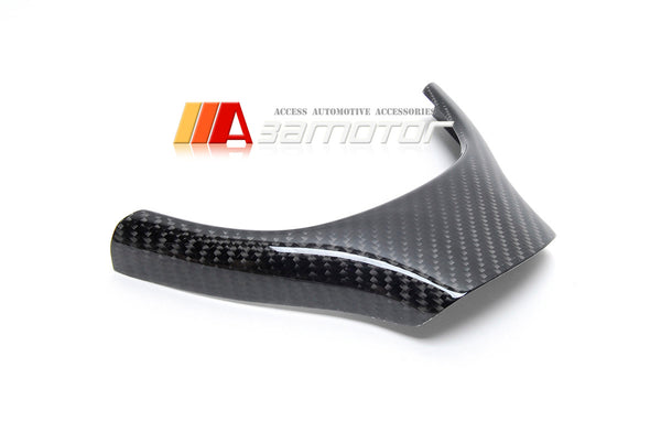 Carbon Fiber Steering Wheel Font Trim Cover fit for BMW 5-Series F10 F11 F12 F13 F01 F02