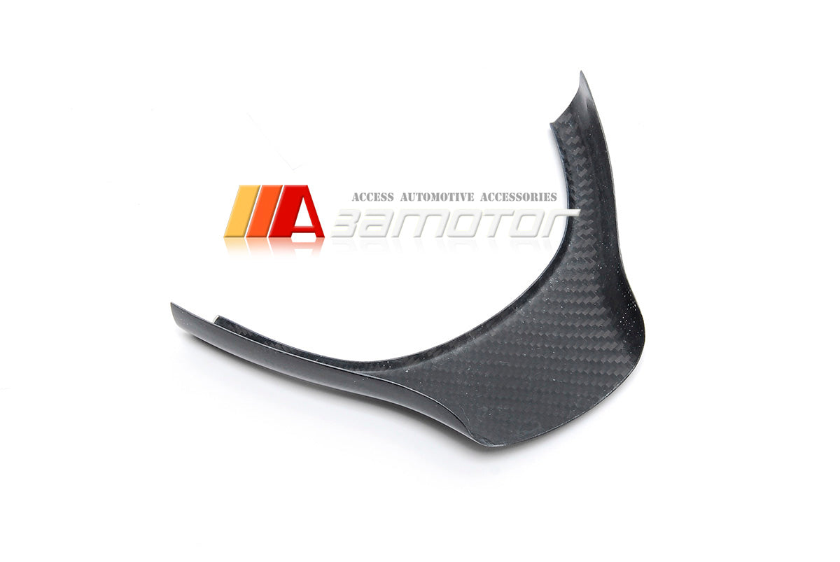 Carbon Fiber Steering Wheel Font Trim Cover fit for BMW 5-Series F10 F11 F12 F13 F01 F02
