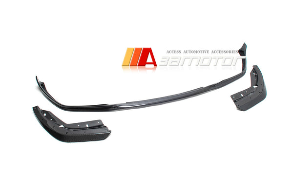 Carbon Fiber Front Bumper Lip Spoiler 3 PCS Set fit for 2019-2021 BMW G20 / G21 3-Series M Sport