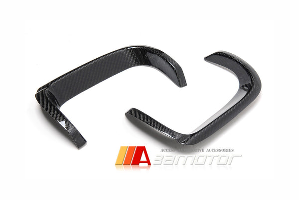 Carbon Fiber Bumper Exhaust Heat Shields 2 PCS Set fit for 2004-2012 Porsche 911 Carrera 997