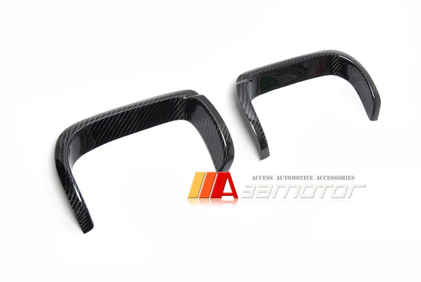 Carbon Fiber Bumper Exhaust Heat Shields 2 PCS Set fit for 2004-2012 Porsche 911 Carrera 997