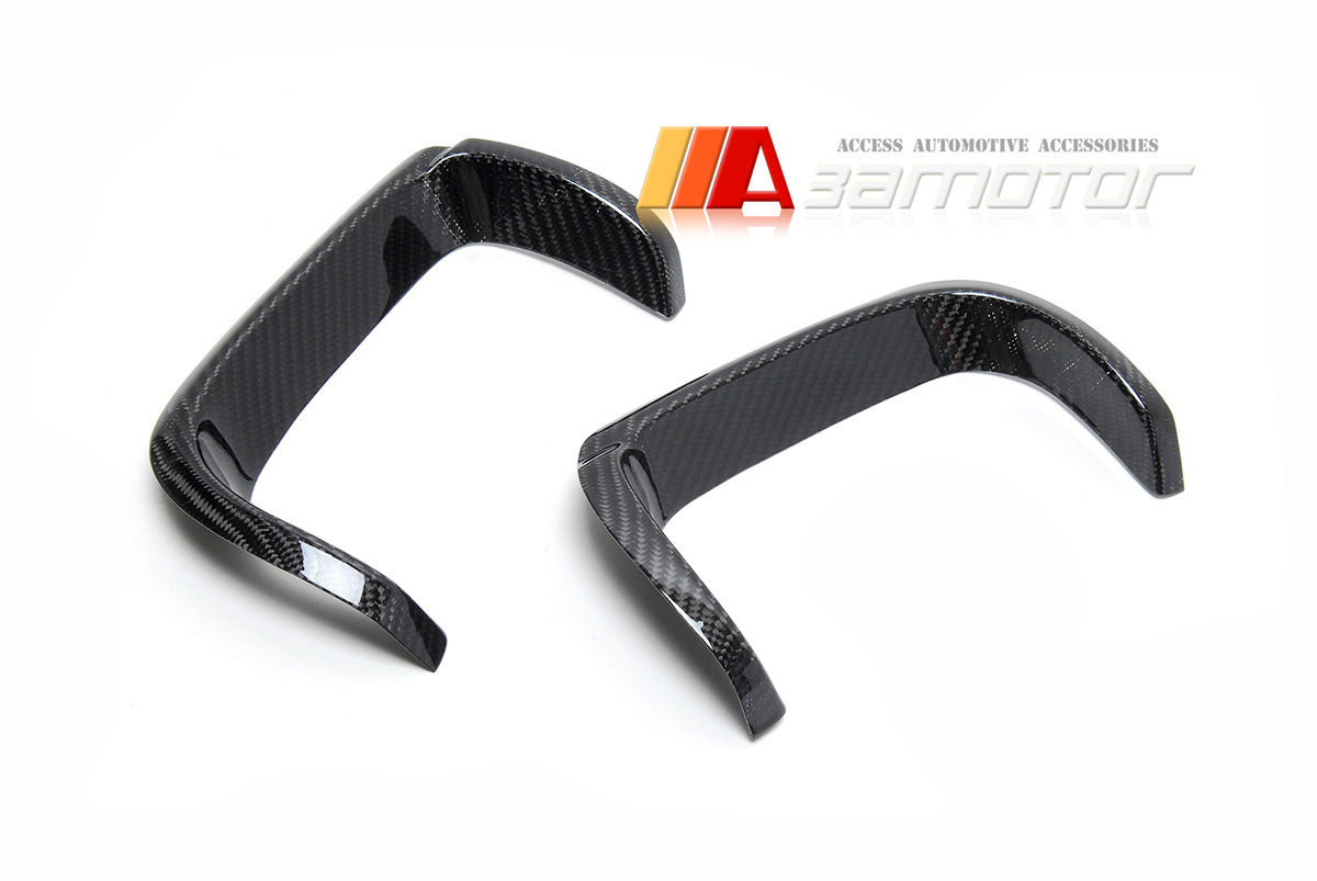 Carbon Fiber Bumper Exhaust Heat Shields 2 PCS Set fit for 2004-2012 Porsche 911 Carrera 997