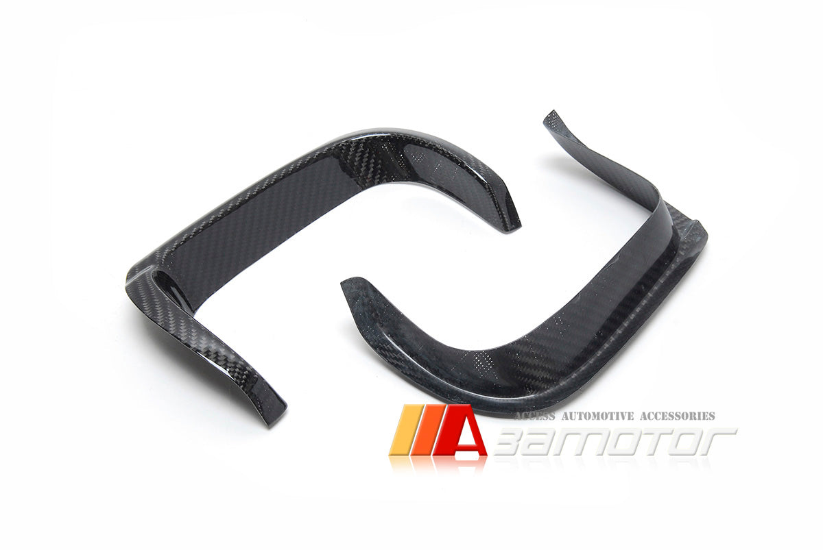 Carbon Fiber Bumper Exhaust Heat Shields 2 PCS Set fit for 2004-2012 Porsche 911 Carrera 997