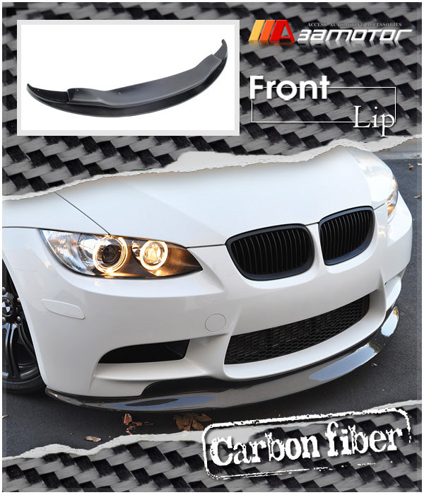 Carbon Fiber GT4 Front Bumper Lip Spoiler fit for 2008-2013 BMW E90 M3 / E92 M3 / E93 M3