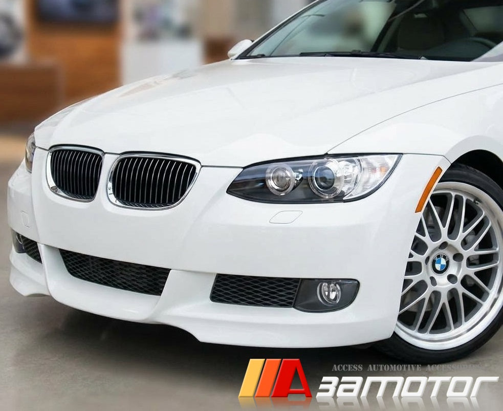 Matte Black M-Tech Front Bumper Lip Spoiler fit for 2006-2010 BMW E92 / E93 3-Series Pre-LCI M Sport