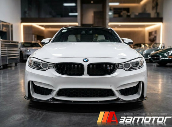 Carbon Fiber 3D Front Bumper Lip Spoiler fit for 2015-2020 BMW F80 M3 / F82 F83 M4