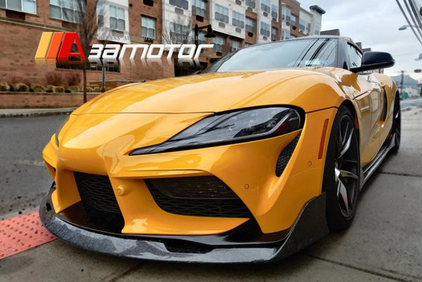 Carbon Fiber Front Bumper Spoiler Lip fit for 2020-2026 Toyota Supra GR A90 / A91 MK5