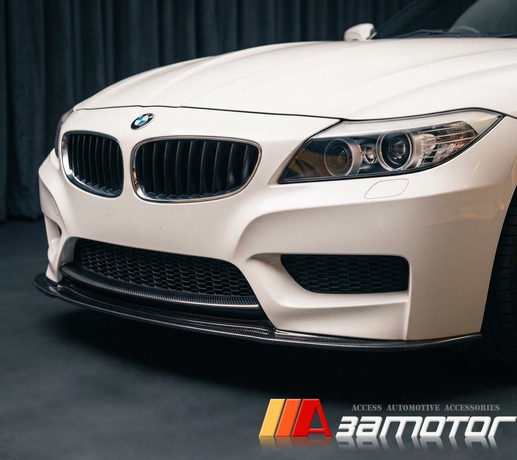Carbon Fiber 3D Front Bumper Lip Spoiler fit for 2009-2016 BMW E89 Z4 M Sport Package