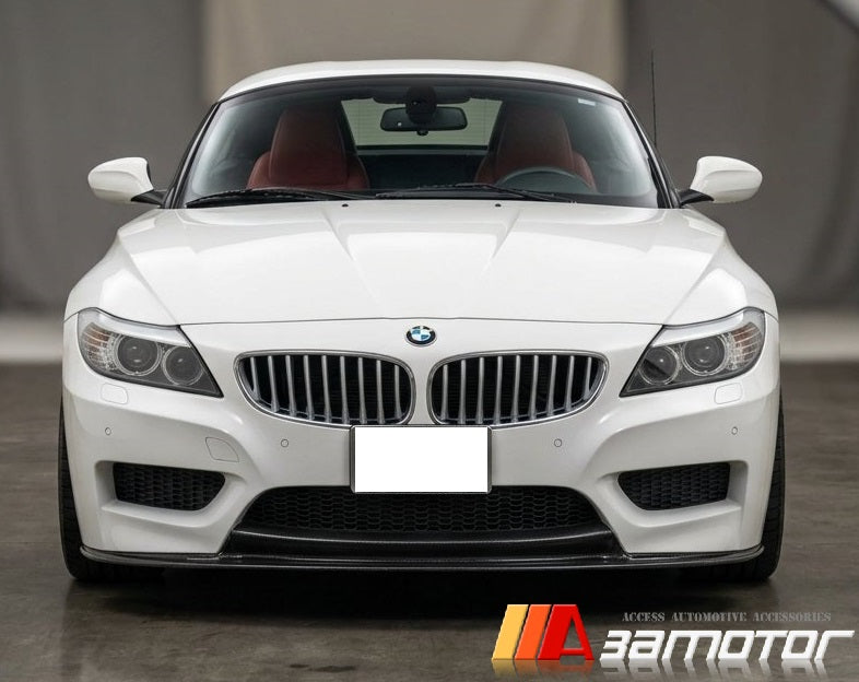 Carbon Fiber 3D Front Bumper Lip Spoiler fit for 2009-2016 BMW E89 Z4 M Sport Package