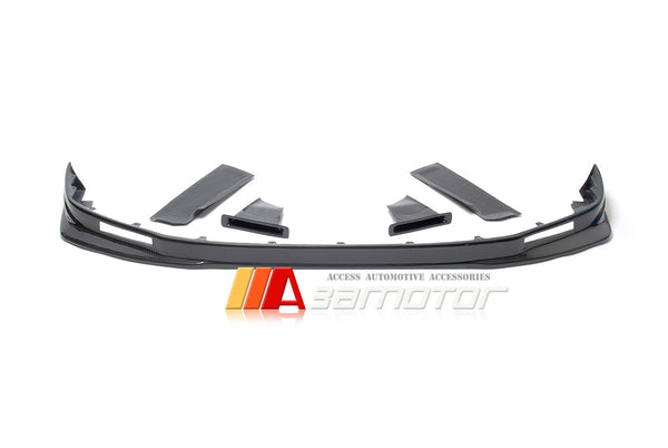 Carbon Fiber K Front Bumper Lip Spoiler with Brake Ducts fit for 2012-2016 Nissan GT-R R35 DBA