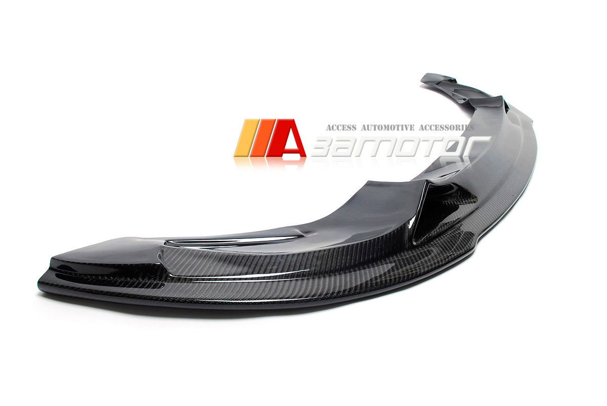 Carbon Fiber R Style Front Bumper Lip Spoiler fits 2015-2020 BMW F80 M3 / F82 F83 M4