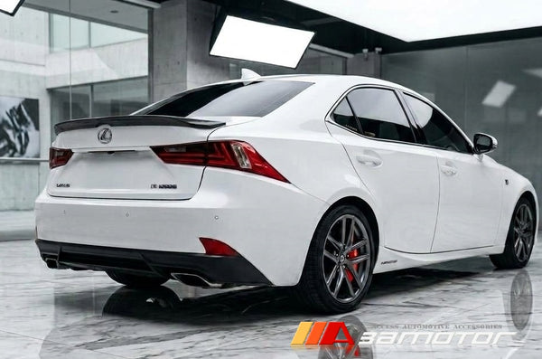Carbon Fiber Rear Trunk Spoiler Wing fits 2014-2020 Lexus IS Sedan XE30