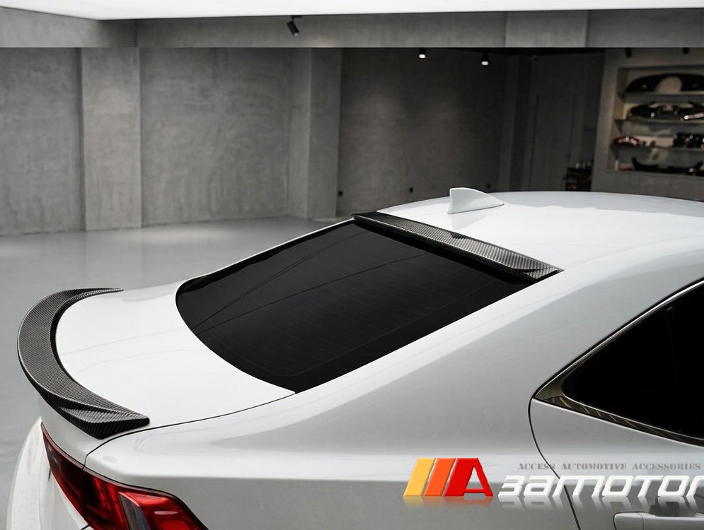 Carbon Fiber Window Roof Spoiler fits 2014-2020 Lexus IS Sedan XE30