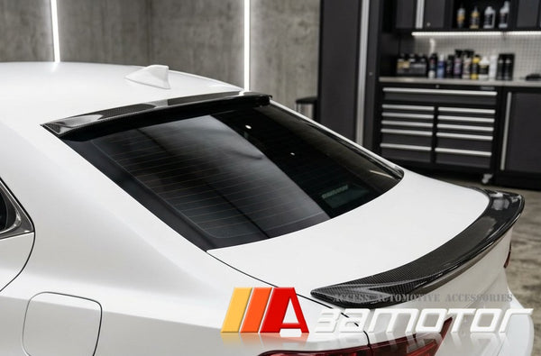 Carbon Fiber Window Roof Spoiler fits 2014-2020 Lexus IS Sedan XE30