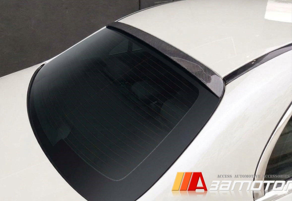 Carbon Fiber Rear Window Roof Spoiler fits 2017-2023 Mercedes W213 E-Class Sedan