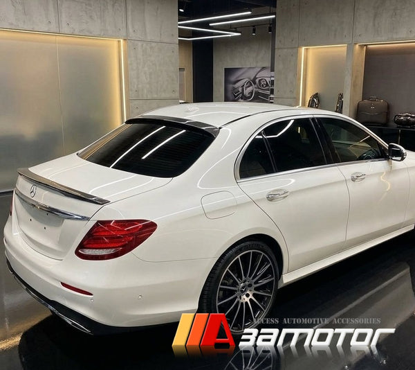 Carbon Fiber Rear Window Roof Spoiler fits 2017-2023 Mercedes W213 E-Class Sedan