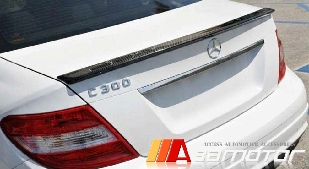 Carbon Fiber Rear Trunk Spoiler fits 2011-2015 Mercedes C204 C-Class Coupe