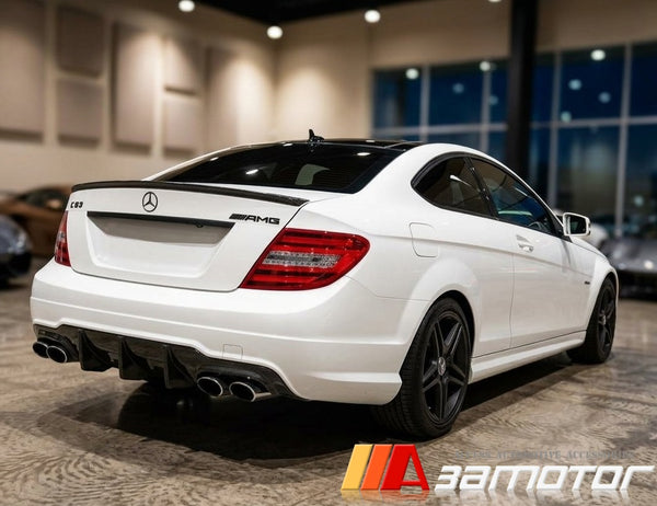 Carbon Fiber Rear Trunk Spoiler fits 2011-2015 Mercedes C204 C-Class Coupe