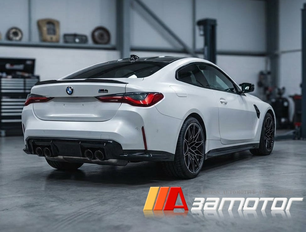 Carbon Fiber MP Rear Trunk Spoiler Wing fit for 2021-2026 BMW G22 4-Series Coupe / G82 M4
