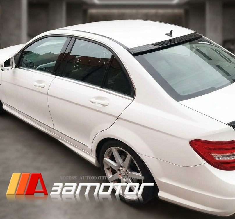 Carbon Fiber Roof Spoiler fits 2011-2015 Mercedes C204 C-Class Coupe