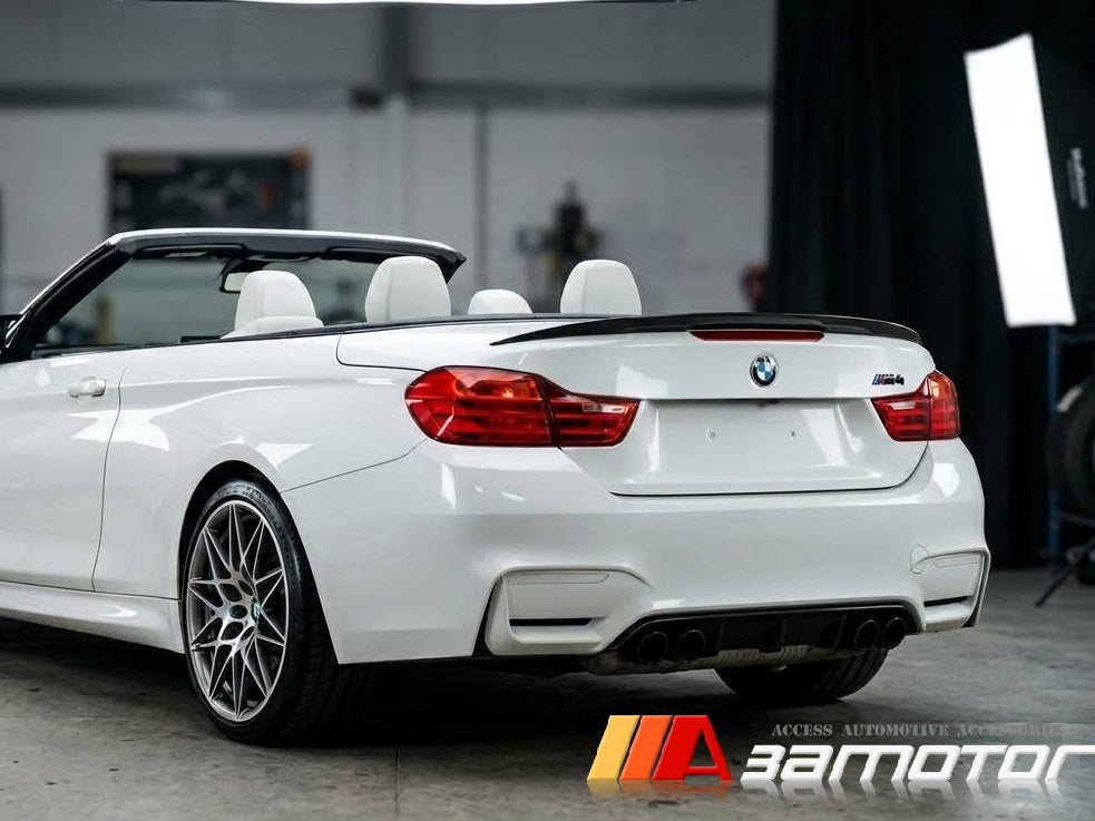 Carbon Fiber Rear Trunk Spoiler Wing fits 2014-2020 BMW F33 4-Series / F83 M4 Convertible