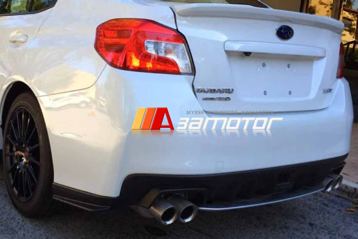 Carbon Fiber Rear Bumper Diffuser Lip fit for 2015-2021 Subaru WRX / WRX STI