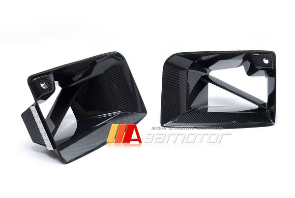 3AMOTOR Replacement Carbon Fiber Fog Light Cover Air Ducts Set fits 2023-2025 BMW G87 M2