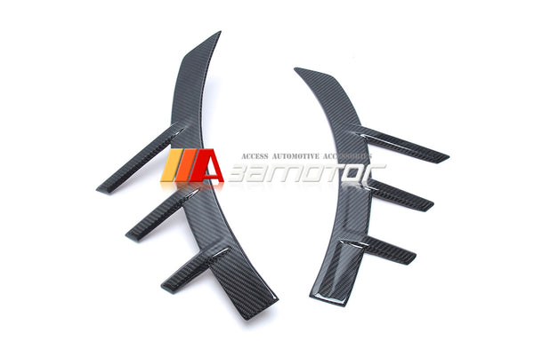 3AMOTOR Dry Carbon Fiber Front Fender Side Arch Trim Set fits 2022-2025 G87 M2