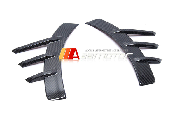 3AMOTOR Dry Carbon Fiber Rear Fender Side Arch Trim Set fits 2022-2025 G87 M2