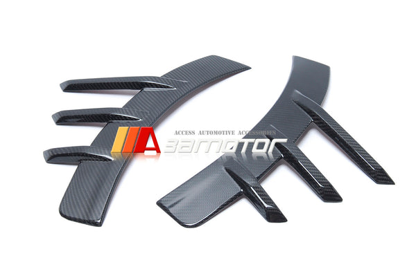 3AMOTOR Dry Carbon Fiber Rear Fender Side Arch Trim Set fits 2022-2025 G87 M2