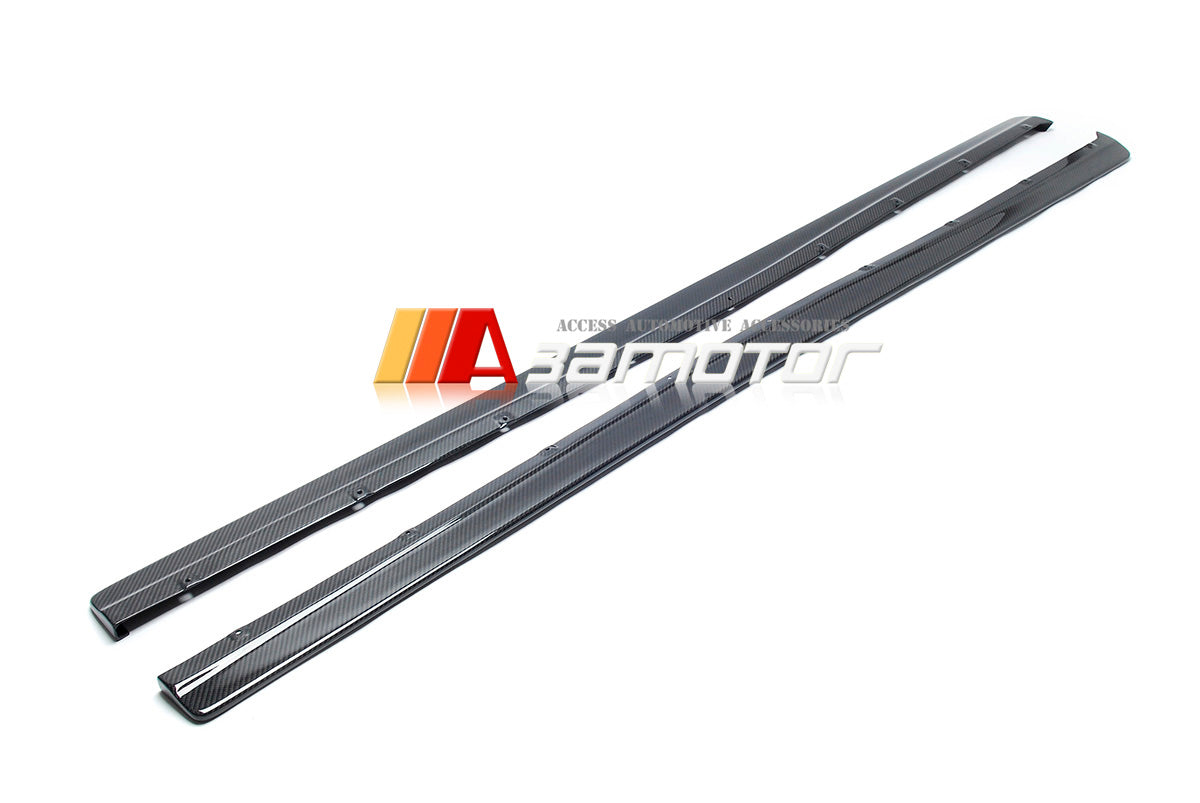 Carbon Fiber Side Skirt Extensions Set fit for Mitsubishi Lancer Evolution EVO 7 / EVO 8 / EVO 9 CT9A