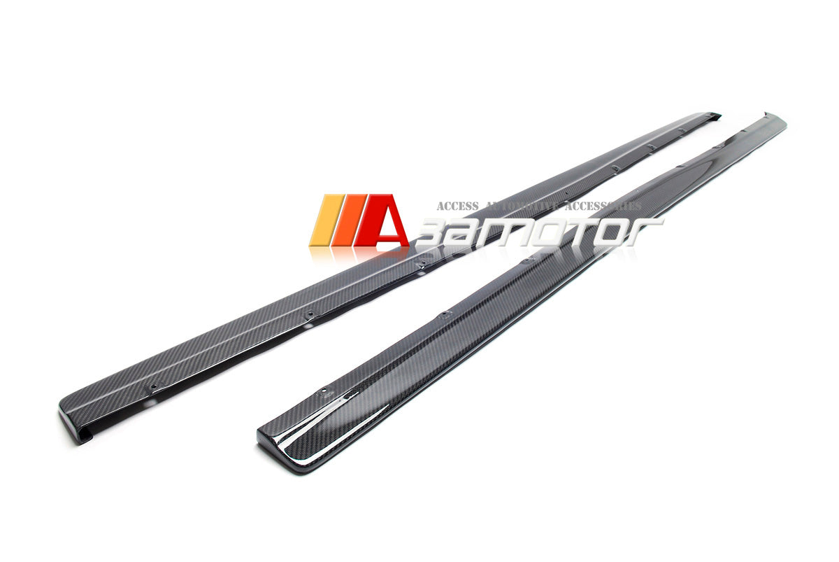 Carbon Fiber Side Skirt Extensions Set fit for Mitsubishi Lancer Evolution EVO 7 / EVO 8 / EVO 9 CT9A