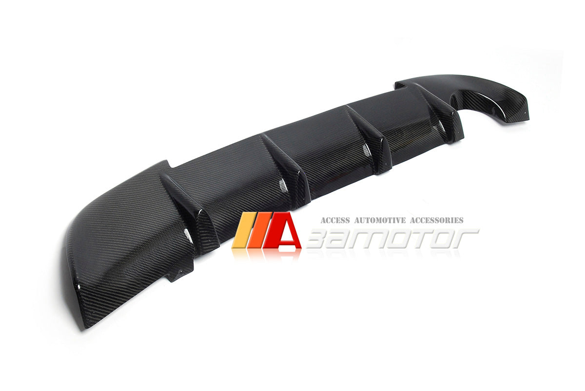 3AMOTOR Carbon Fiber Rear Bumper Diffuser fits 2006-2007 Mitsubishi Lancer Evolution IX EVO 9