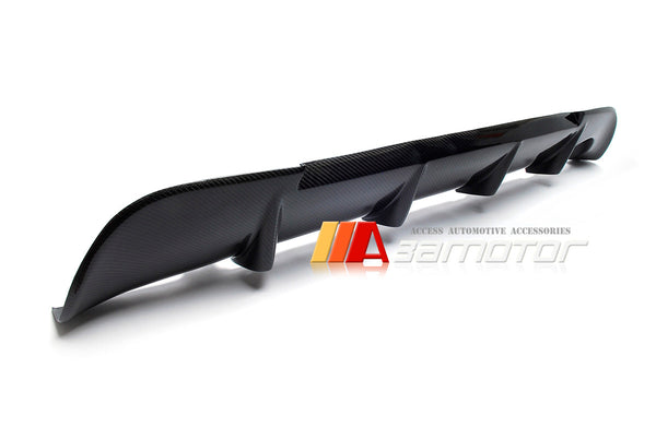 3AMOTOR Carbon Fiber Rear Bumper Diffuser fits 2006-2007 Mitsubishi Lancer Evolution IX EVO 9