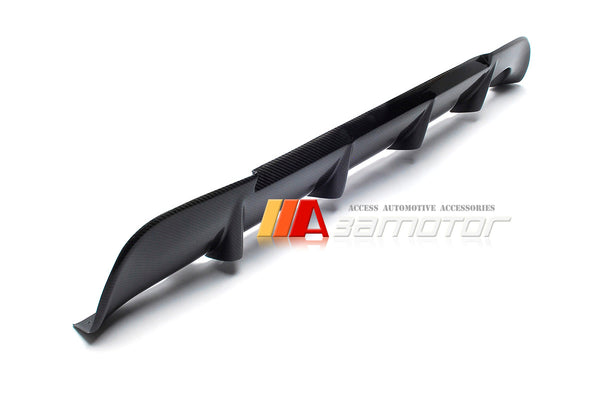 3AMOTOR Carbon Fiber Rear Bumper Diffuser fits 2006-2007 Mitsubishi Lancer Evolution IX EVO 9