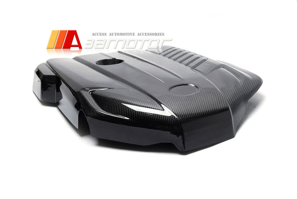 3AMOTOR Dry Carbon Fiber Engine Cover fits 2022-2024 Toyota Supra A90 / BMW Z4 G29 3.0L