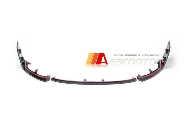 3AMOTOR Dry Carbon Fiber MP Style Front Bumper Lip Spoiler Splitters fits 2023-2025 BMW G87 M2