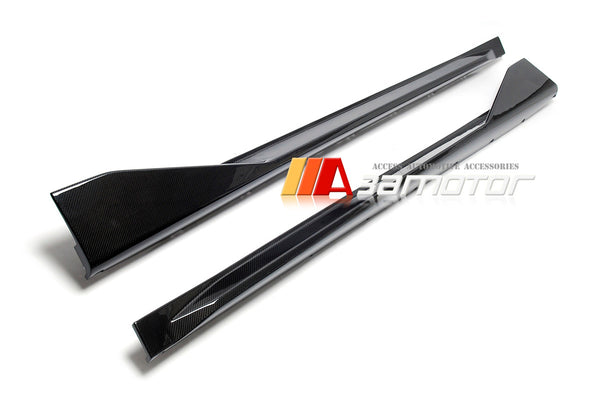 3AMOTOR Replacement Dry Carbon Fiber MP Side Skirt Extension fits 2021-2025 BMW G82 / G83 M4