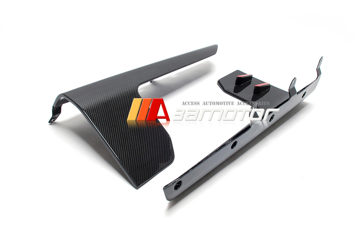 3AMOTOR Dry Carbon Fiber MP Side Skirt Extensions Set fits 2023-2025 BMW G87 M2 Coupe